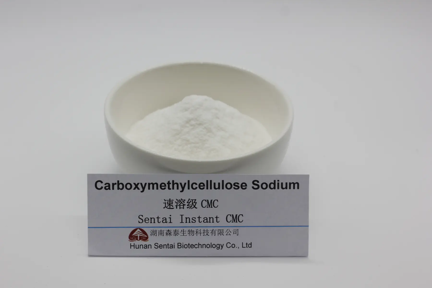 Sentai instant CMC powder sample with label card